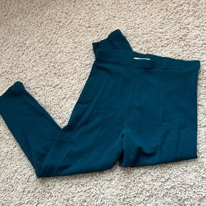 LIKE NEW // Forever 21 green cotton leggings